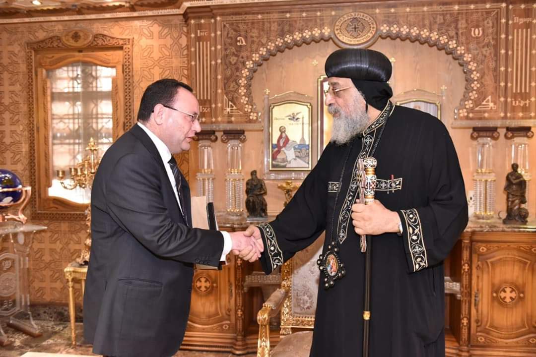  البابا يلتقي سفير مصر الجديد بأستراليا

