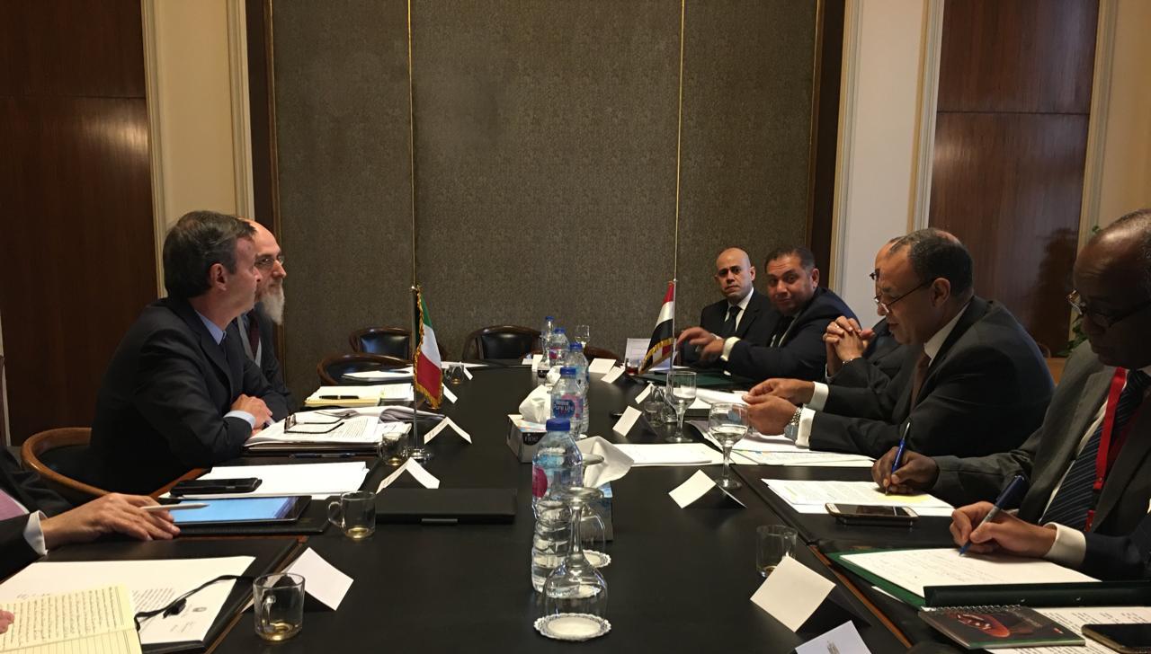 مشاورات سياسية بين مصر وإيطاليا حول العلاقات الثنائية والقضايا الإقليمية

