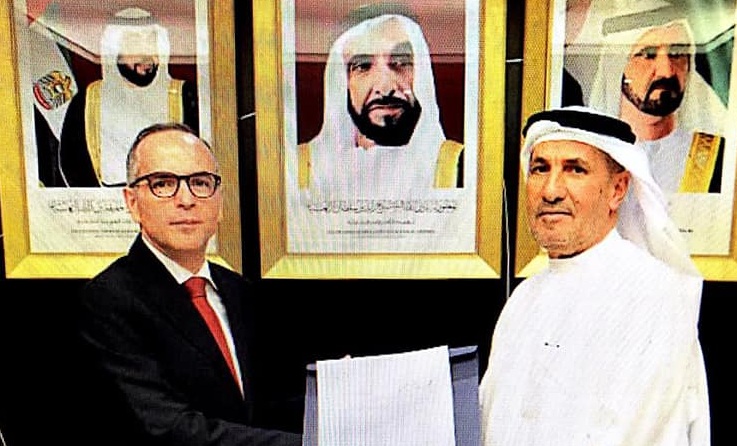 القنصل المصري الجديد يلتقي مدير فرع الخارجية الإماراتية في دبي
