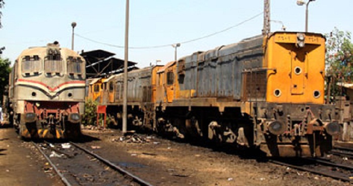 بائع متجول ومسجل خطر تقدم للعمل بالسكة الحديد وتم رفضه فأنتقم اليوم وأحرق قطار بورش ابو غاطس