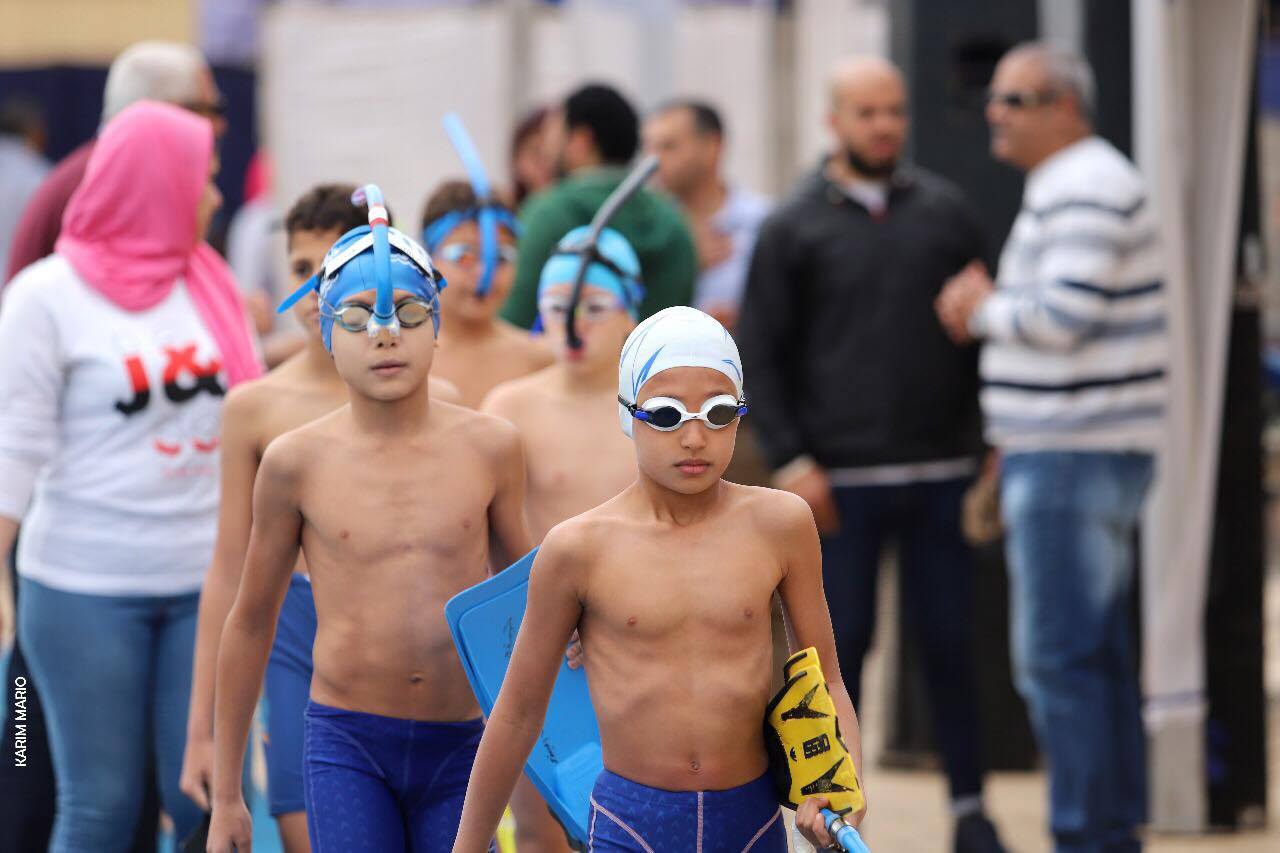 انطلاق المرحلة الثانية من بطولة الجمهورية للسباحة بالزعانف بستاد القاهرة