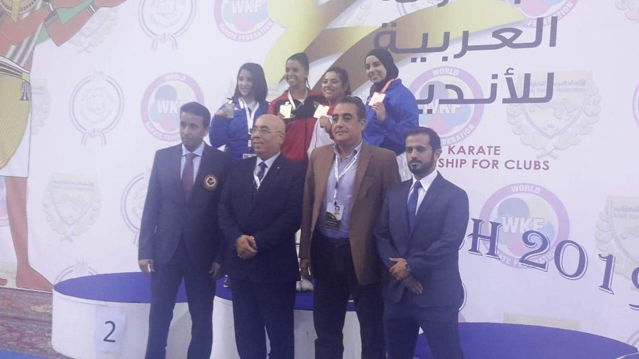 كاراتية الأهلى يحصد معظم ميداليات البطولة العربية للأندية فى اليوم الأول