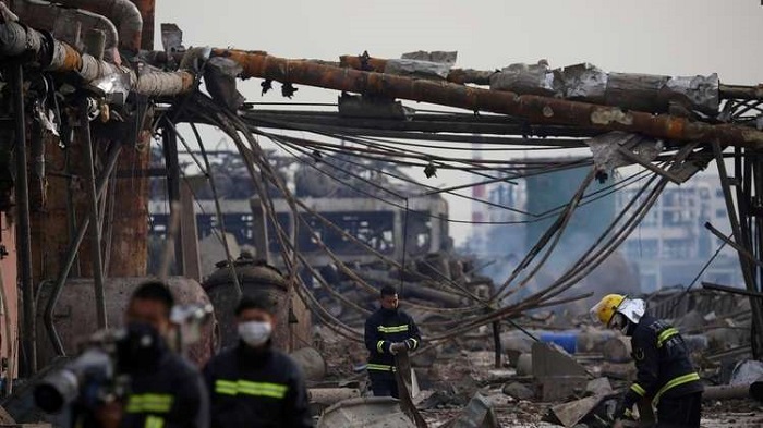 مصرع 7 واصابة 5 إثر انفجار لحاوية في مصنع بالصين