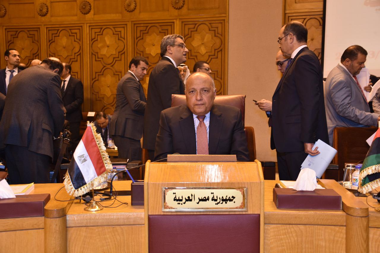  نص كلمة وزير الخارجية أمام مجلس الجامعة العربية في دورته العادية 