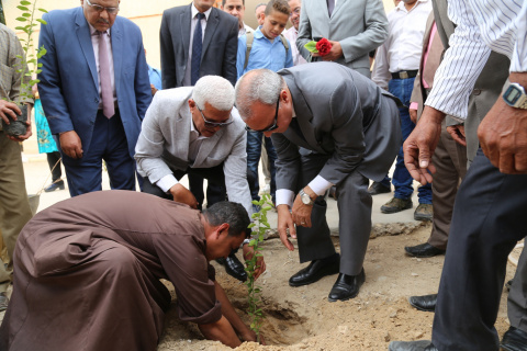 محافظ قنا :اطلاق المرحلة الثانية من مبادرة الرئيس لزراعة مليون شجرة مثمرة