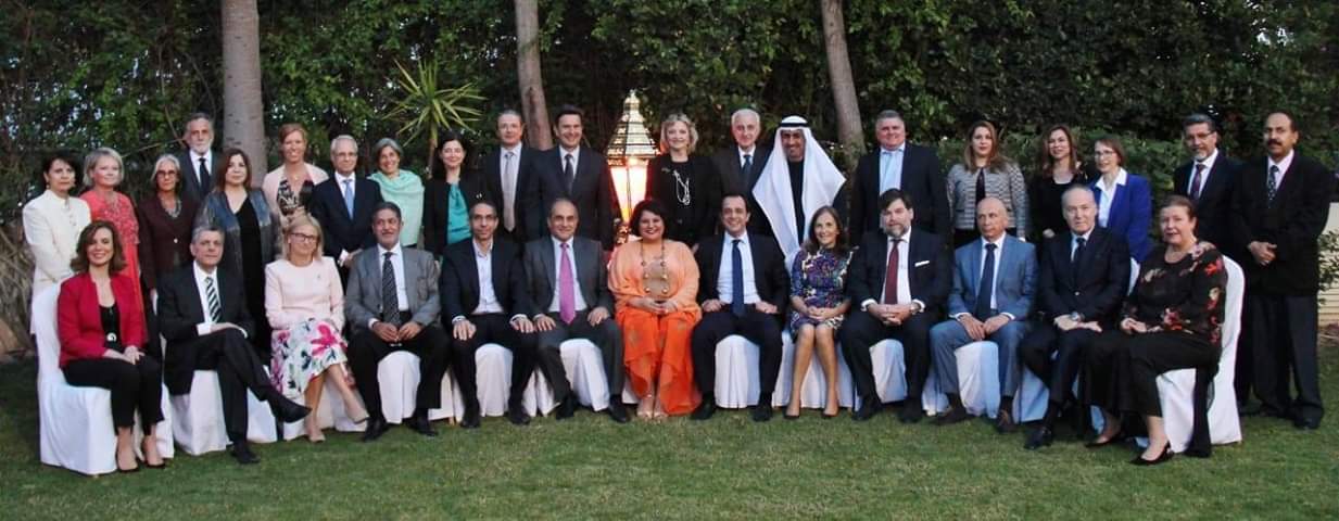 سفيرة مصر في قبرص تنظم حفل إفطار بحضور رئيس البرلمان القبرصي وبعض الوزراء
