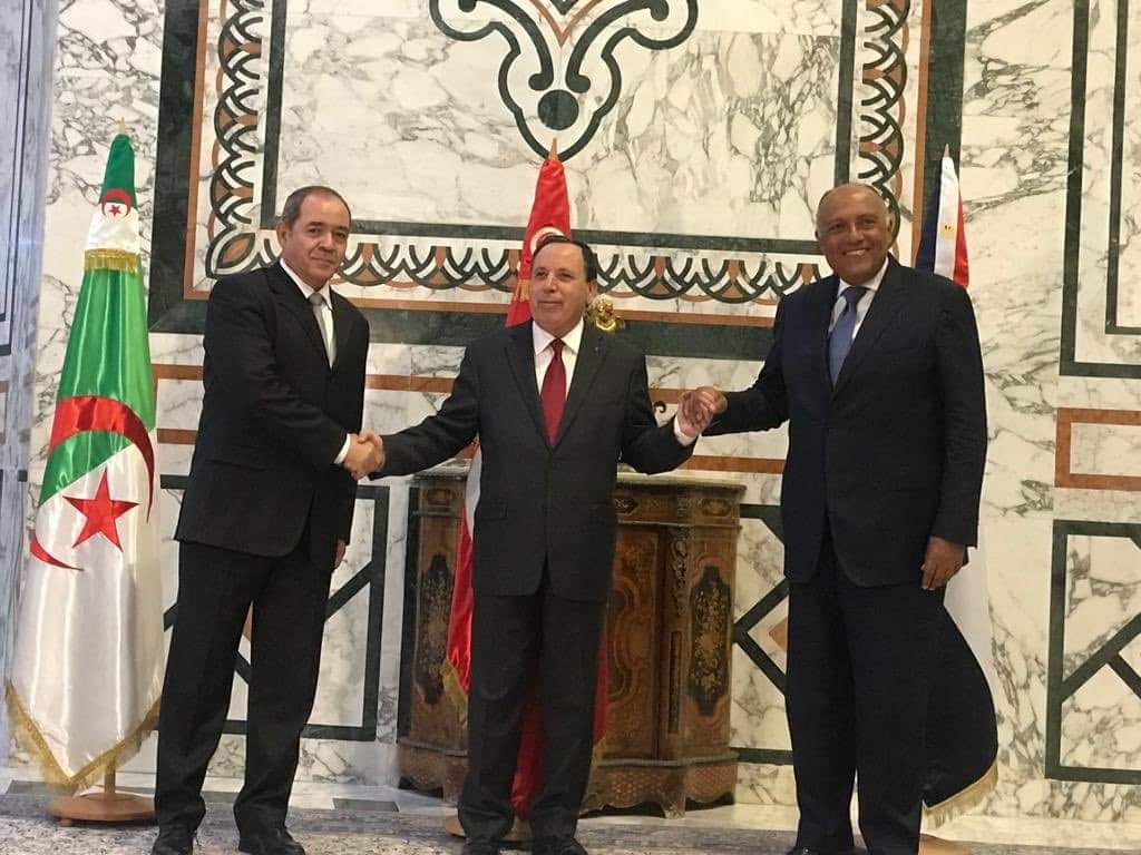 ننشر نص بيان الاجتماع الوزاري بين مصر وتونس والجزائر حول ليبيا