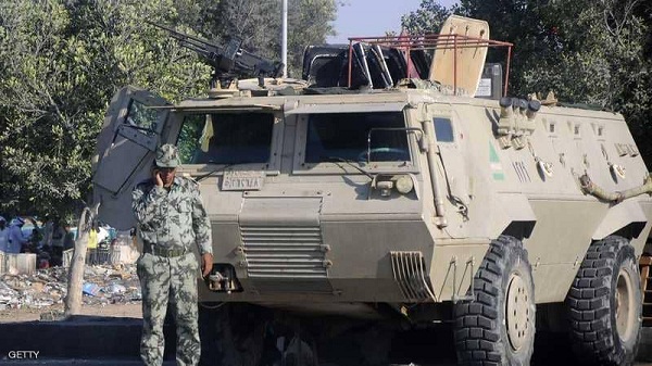 إصابة ضابط شرطة و5 جنود في تفجير ارهابي استهدف دورية بالعريش
