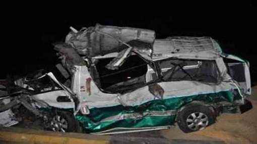   إصابة 26 في حادثي تصادم وانقلاب سيارتين بالطريق الصحراوي الغربي بالمنيا 

