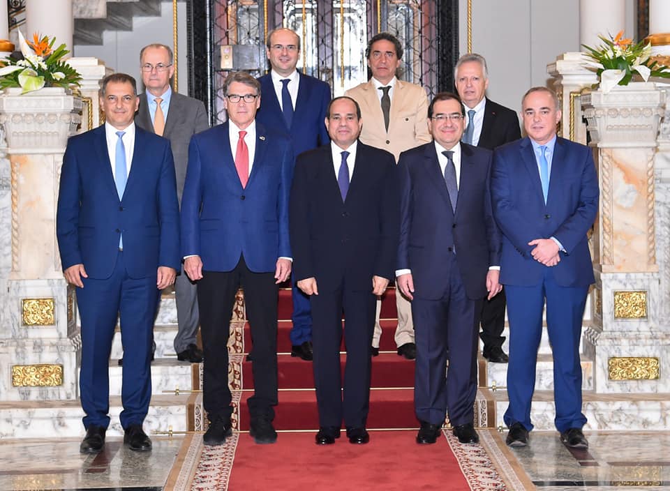 الرئيس السيسي يستقبل الوفود المشاركة في منتدى غاز شرق المتوسط