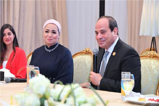 قرينة الرئيس السيسي تهنئ الشعب المصري بمناسبة حلول عيد الأضحى المبارك