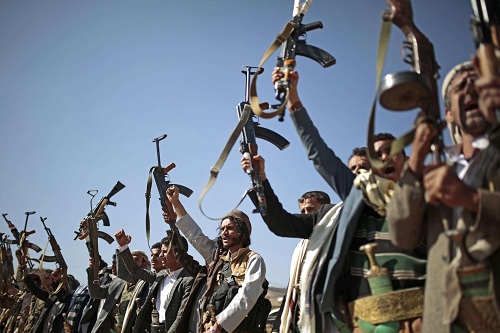 جماعة الحوثي اليمنية تعلن قصف هدف عسكري هام فى الرياض