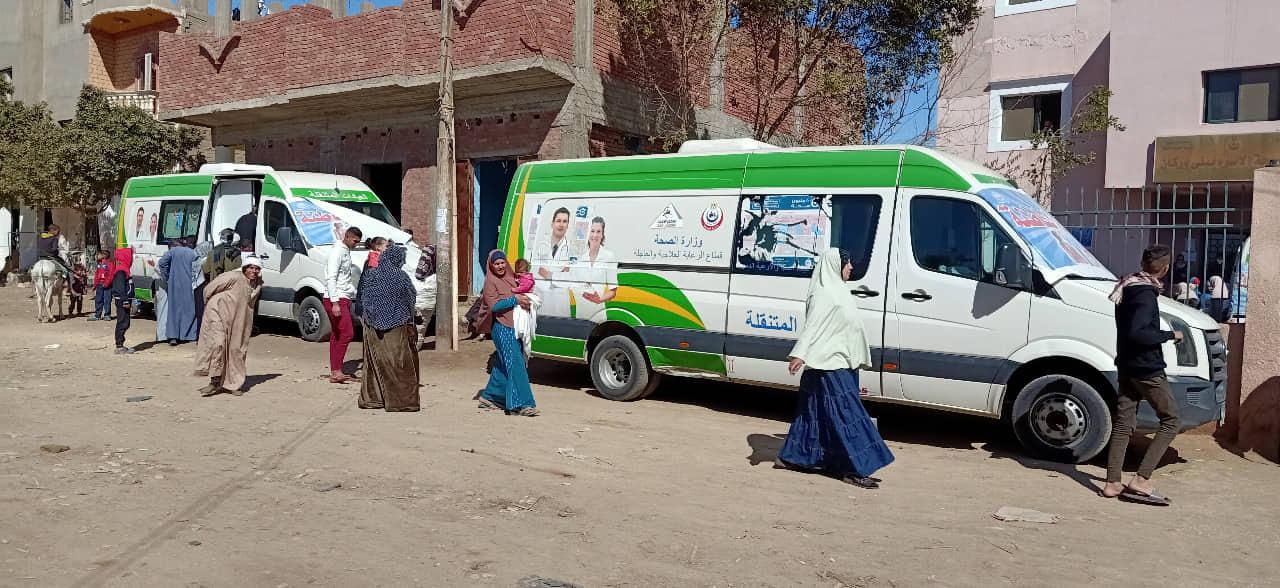 صحة المنيا تنظم قافلة طبية لقرية بنى وركان بمركز العدوة  
