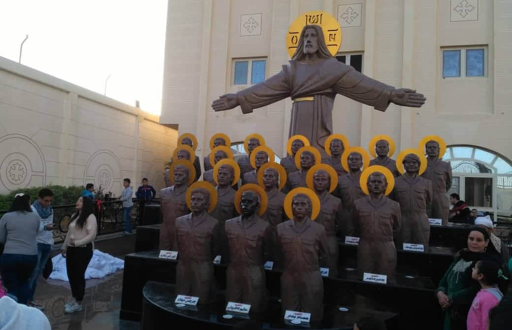 افتتاح متحف ونصب تذكاري شمال المنيا لشهداء مصريين مسيحيين ذبحتهم 
