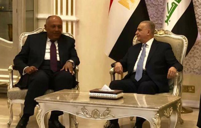 وزيرا خارجية مصر والعراق يبحثان تنسيق مواقف البلدين في المحافل الدولية