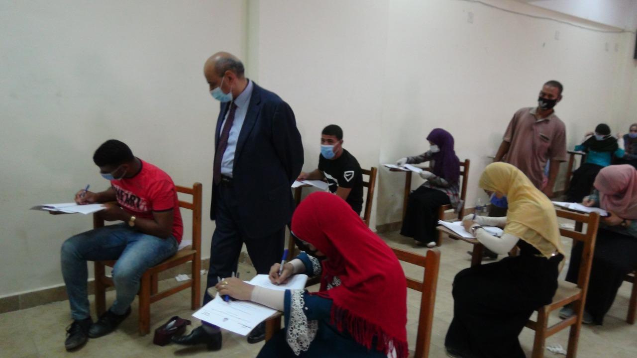 انتظام اعمال الامتحانات بكليات جامعة المنيا في أسبوعها الثاني على التوالي