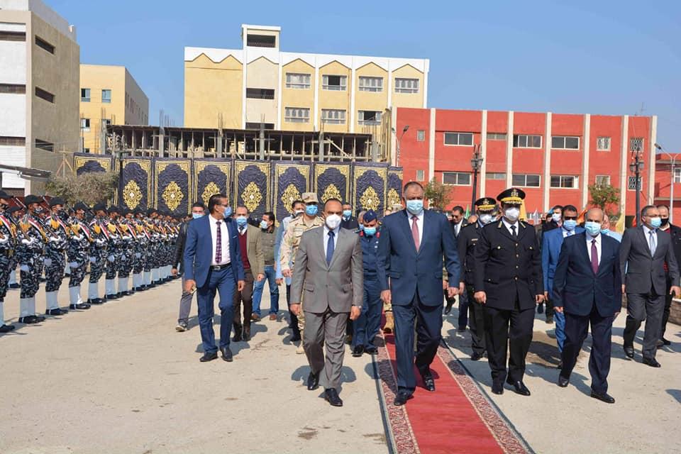نائب محافظ المنيا يشهد احتفال مديرية الامن بالعيد التاسع والستين للشرطة المصرية  