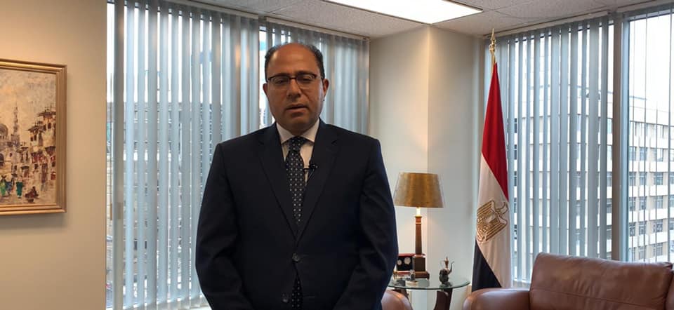سفير مصر في كندا يشارك في قداس عيد الميلاد المجيد برسالة تليفزيونية مسجلة

