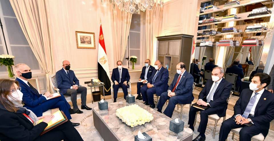 الرئيس السيسى يؤكد مكانة الاتحاد الأوروبى المهمة فى إطار سياسة مصر الخارجية

