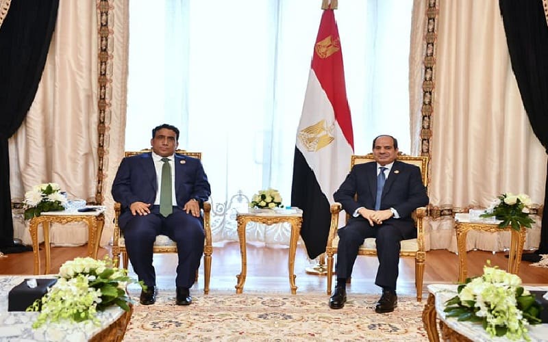 الرئيس السيسي يلتقي رئيس المجلس الرئاسي الليبي على هامش قمة الكوميسا