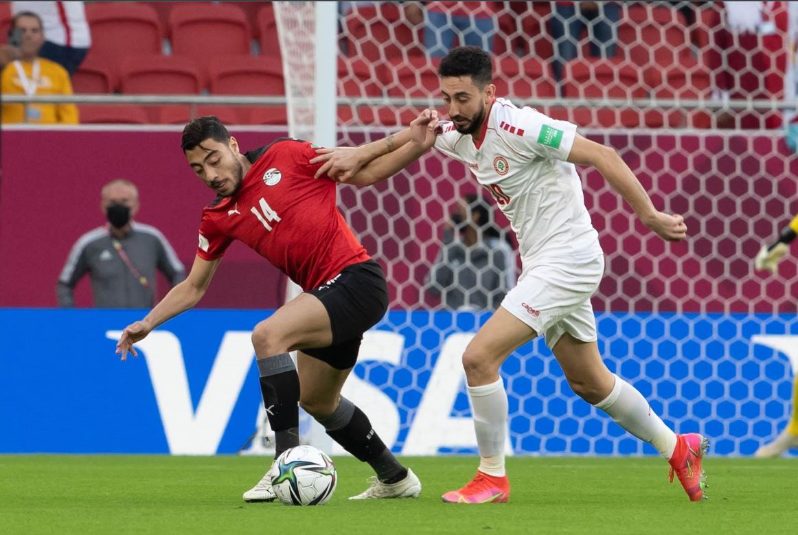 التعادل السلبي يخيم علي الشوط الأول بين المنتخب المصري ولبنان