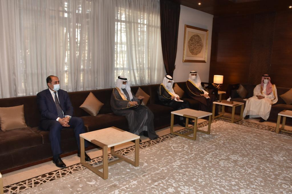 أبو الغيط يستقبل الأمين العام لمجلس التعاون الخليجي ويلتقي وزراء كلٍ من العراق ولبنان