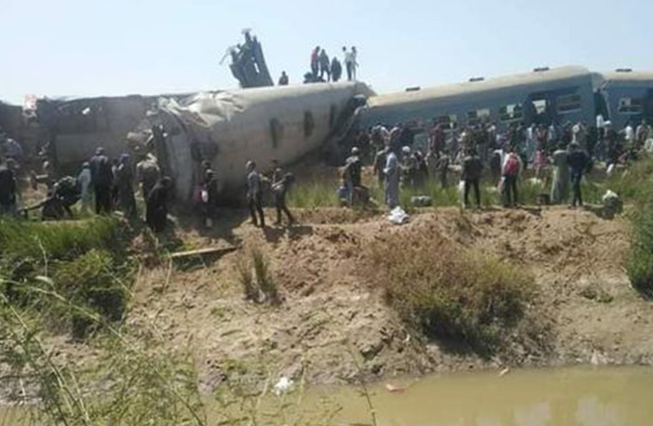 الأردن يعزي بضحايا حادث تصادم قطارين في مصر