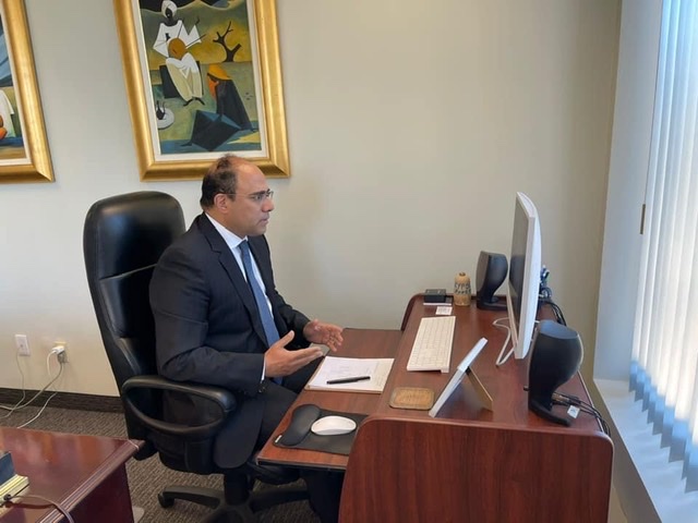 سفير مصر في كندا يجرى لقاءات مكثفة مع أعضاء البرلمان الكندى بشأن سد النهضة