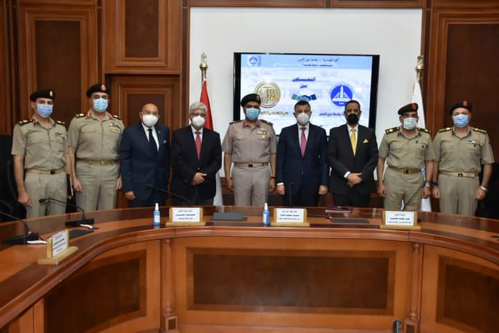 القوات المسلحة توقع بروتوكول تعاون مع كلية الهندسة جامعة عين شمس لتبادل الخبرات 