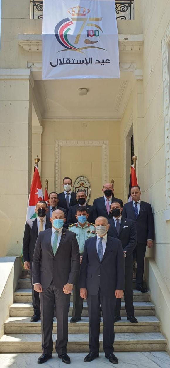 موفد الرئيس السيسي ينقل تهانيه للسفارة الأردنية بالقاهرة بمناسبة العيد الـ75 لاستقلال المملكة