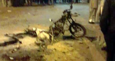 مصرع شاب وإصابة آخر فى انقلاب دراجة بخارية جنوب بورسعيد 
