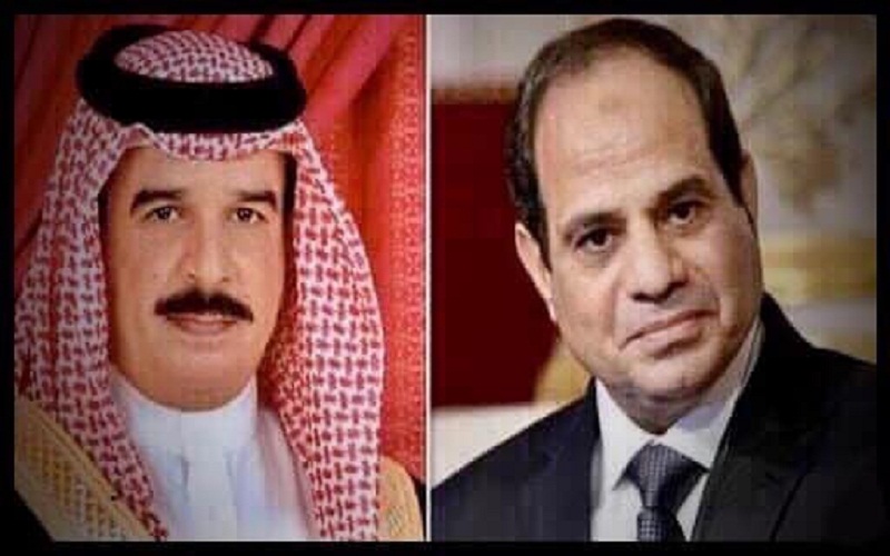 الرئيس السيسي يبحث مع ملك البحرين آخر تطورات قضية سد النهضة