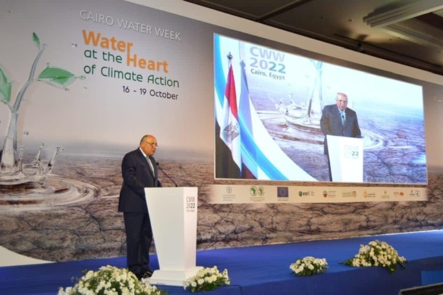 وزير الخارجية يشارك  في افتتاح الدورة الخامسة لأسبوع القاهرة للمياه
