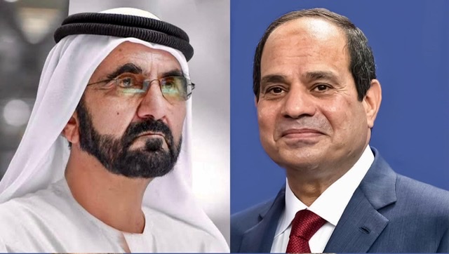 الرئيس السيسي يستقبل نائب رئيس دولة الامارات بقصر الاتحادية