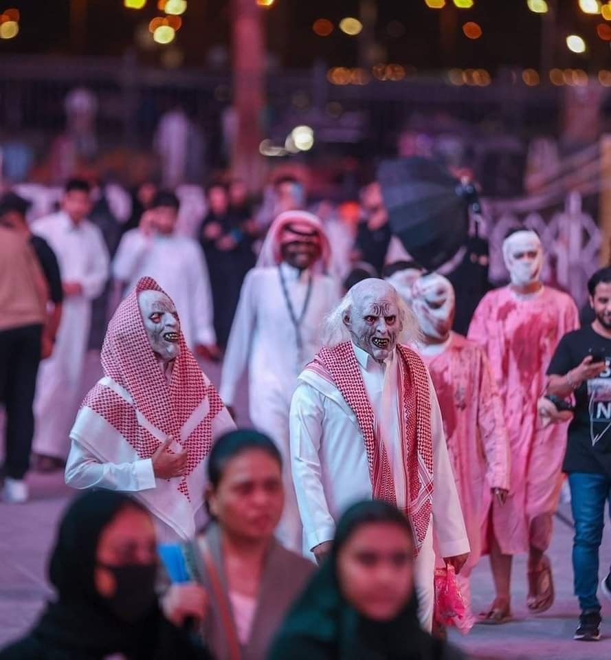 للمرة الأولى احتفالات عيد الهالوين في السعودية 
