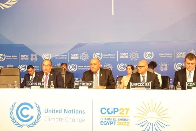 وزير الخارجية يُطلق أجندة شرم الشيخ للتكيُف مع تغير المناخ