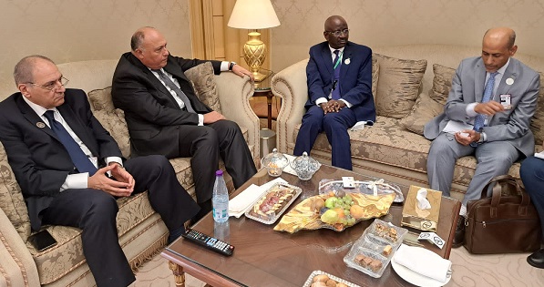وزير الخارجية يلتقى وزير الشئون الخارجية والتعاون والموريتانيين في الخارج بالرياض

