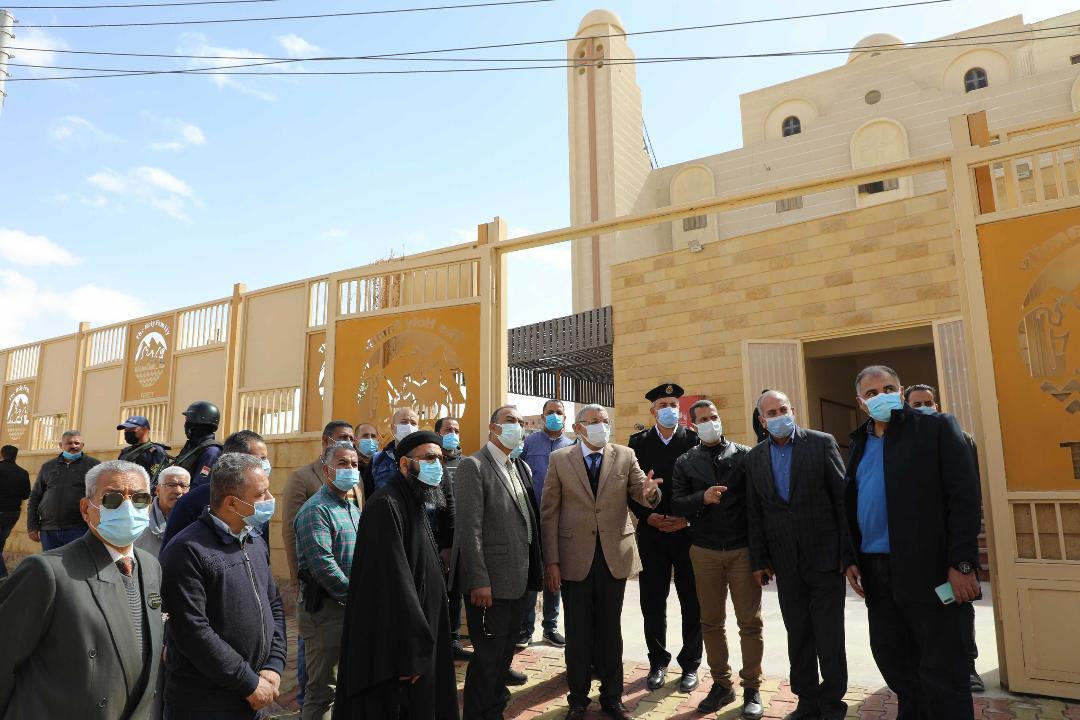  تمهيدا لافتتاحه الرسمي محافظ المنيا يتفقد أعمال التطوير الشاملة لمسار العائلة المقدسة بجبل الطير 