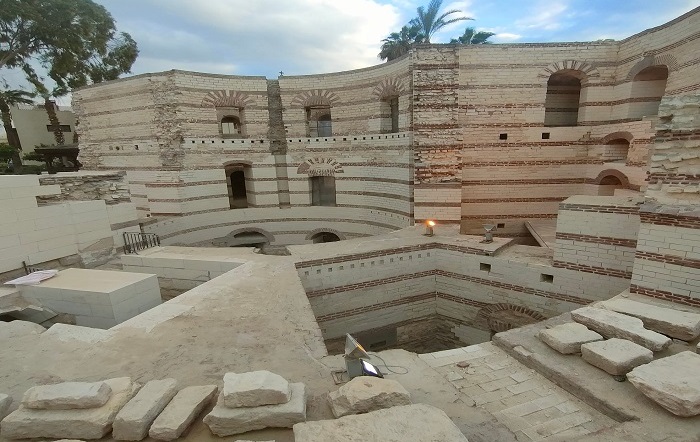 شاهد.. مبنى حصن بابليون بعد الانتهاء من ترميم المرحلة الأولى 