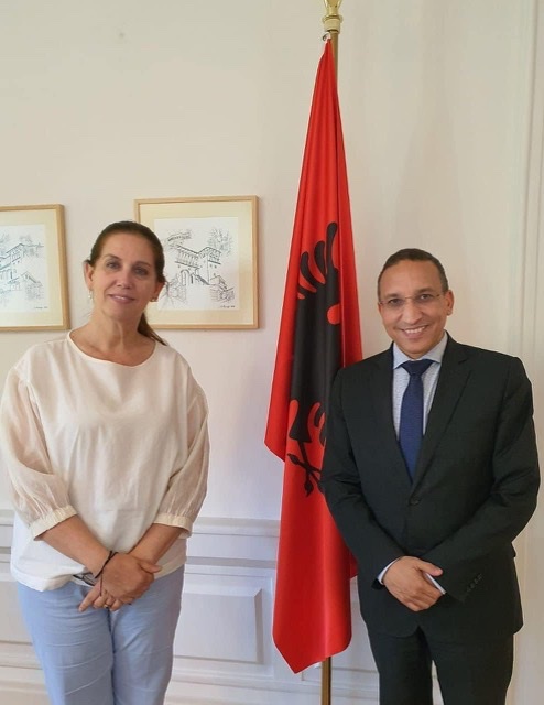 السفير المصري في تيرانا يلتقي وزيرة البيئة والسياحة الألبانية