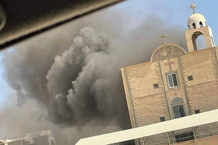 حريق بكنيسة الأنبا بيشوي بالمنيا والأسقف: دمر محتويات الكنيسة بالكامل