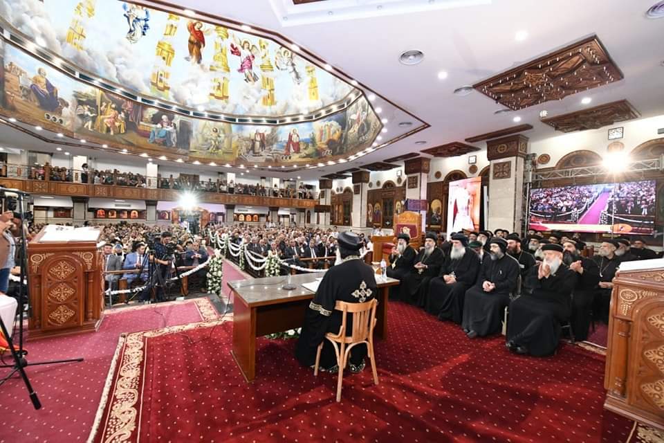 البابا تواضروس يدعو لتقديم المساعدات للفلسطينيين من خلال أسقفية الخدمات 