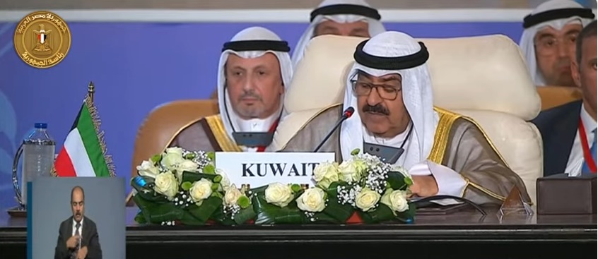‬‬‬‬‬‬‬‬‬ولي عهد الكويت:  عدم تدخل المجتمع الدولي أدي للمأساة الإنسانية بفلسطين 