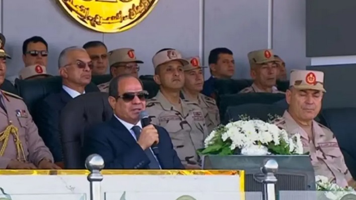 الرئيس السيسي :  مصر تلعب دورًا إيجابيًا للغاية في تهدئة أزمة غزة