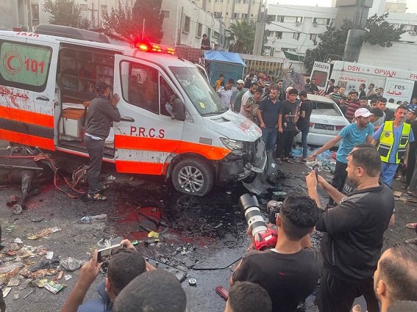 مجزرة إسرائيلية جديدة والاحتلال يستهدف بوابة الشفاء الطبي والإندونيسي ومحيط مستشفى القدس 