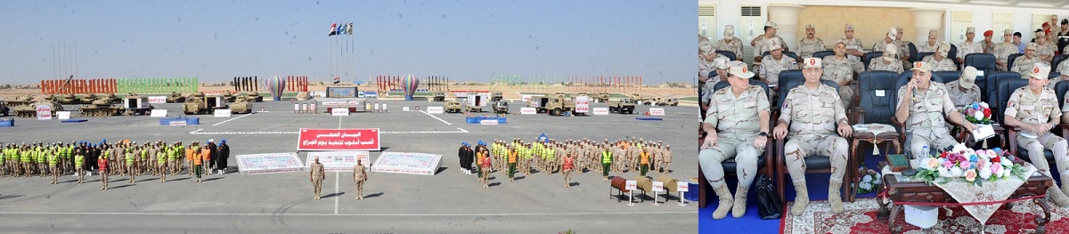 القوات المسلحة تنفذ أنشطة التدريبية بالجيش الثالث الميداني والمنطقة الشمالية العسكرية