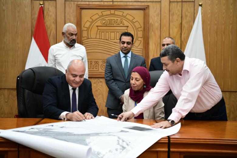 الحكومة تعتمد  المخطط الاستراتيجي الجديد لمدينة نجع حمادي

