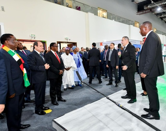 بالصور.. السيسي يشهد افتتاح المعرض الأفريقي الثالث للتجارة البينية  