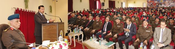 وزير الشباب والرياضة يلتقى أبطال أندية المؤسسات العسكرية الرياضية الدوليين