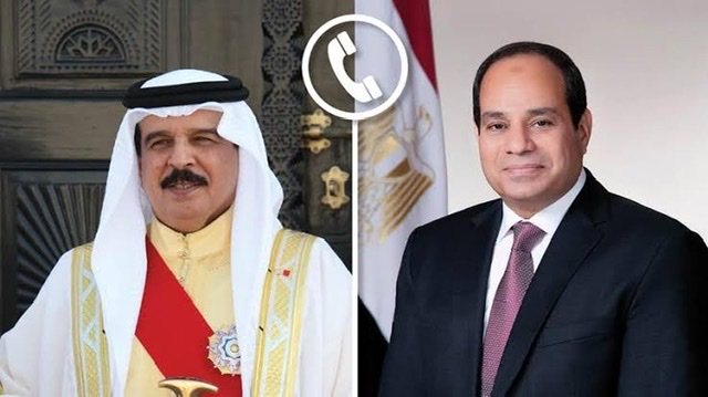 السيسي وملك البحرين يتفقان على ضرورة تحرك المجتمع الدولي لوضع حد فوري لمأساة الشعب الفلسطيني